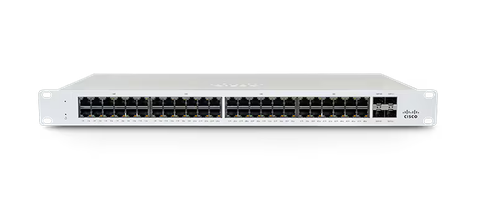 Cisco Meraki MS130-48 Managed L2 Gigabit Ethernet (10/100/1000) Power over Ethernet (PoE) 1U White