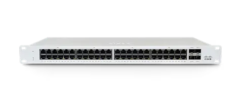 Cisco Meraki MS130-48 Managed L2 Gigabit Ethernet (10/100/1000) Power over Ethernet (PoE) 1U White