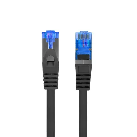 Lanberg PCF6A-10CU networking cable Black 0.5 m Cat6a S/FTP (S-STP)