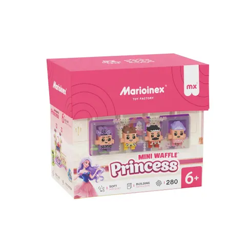 MARIOINEX Mini Waffle Princess Bricks 280 Pieces