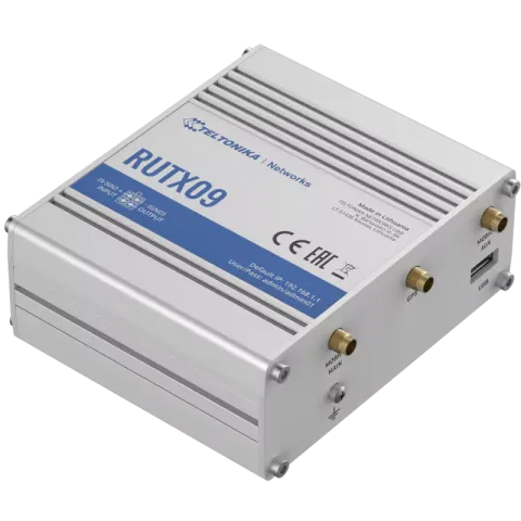 Teltonika Router RUTX09 Industrial LTE Modem Router Cat6 "ONLY LAN " 300Mbps Down/42Mbps UP