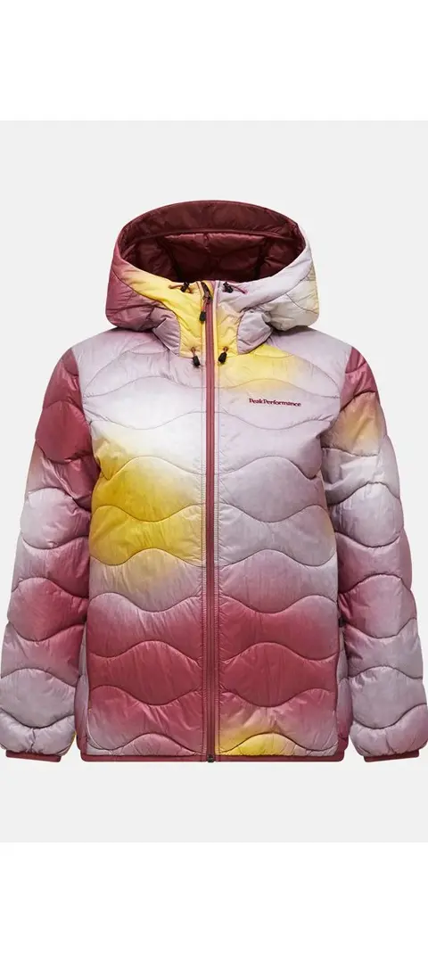 Kurtka Puchowa Damska Peak Performance AOP Helium Down Hood - Aop Rozmiar: S
