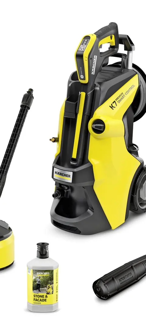 KäRcher K 7 Premium Smart Control Flex Home Pressure Washer Upright Electric 600 L/H Black Yellow