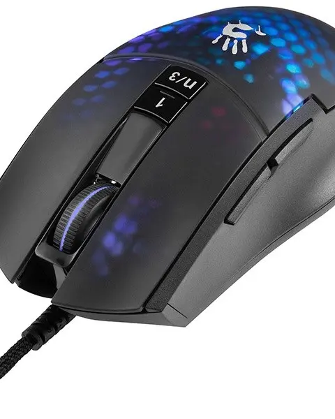 A4Tech BLOODY A4TMYS47113 L65 MAX RGB Honeycomb (Activated) Mouse USB Type-A Optical 12 000 DPI