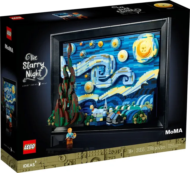 LEGO Ideas - Vincent Van Gogh - Sternennacht