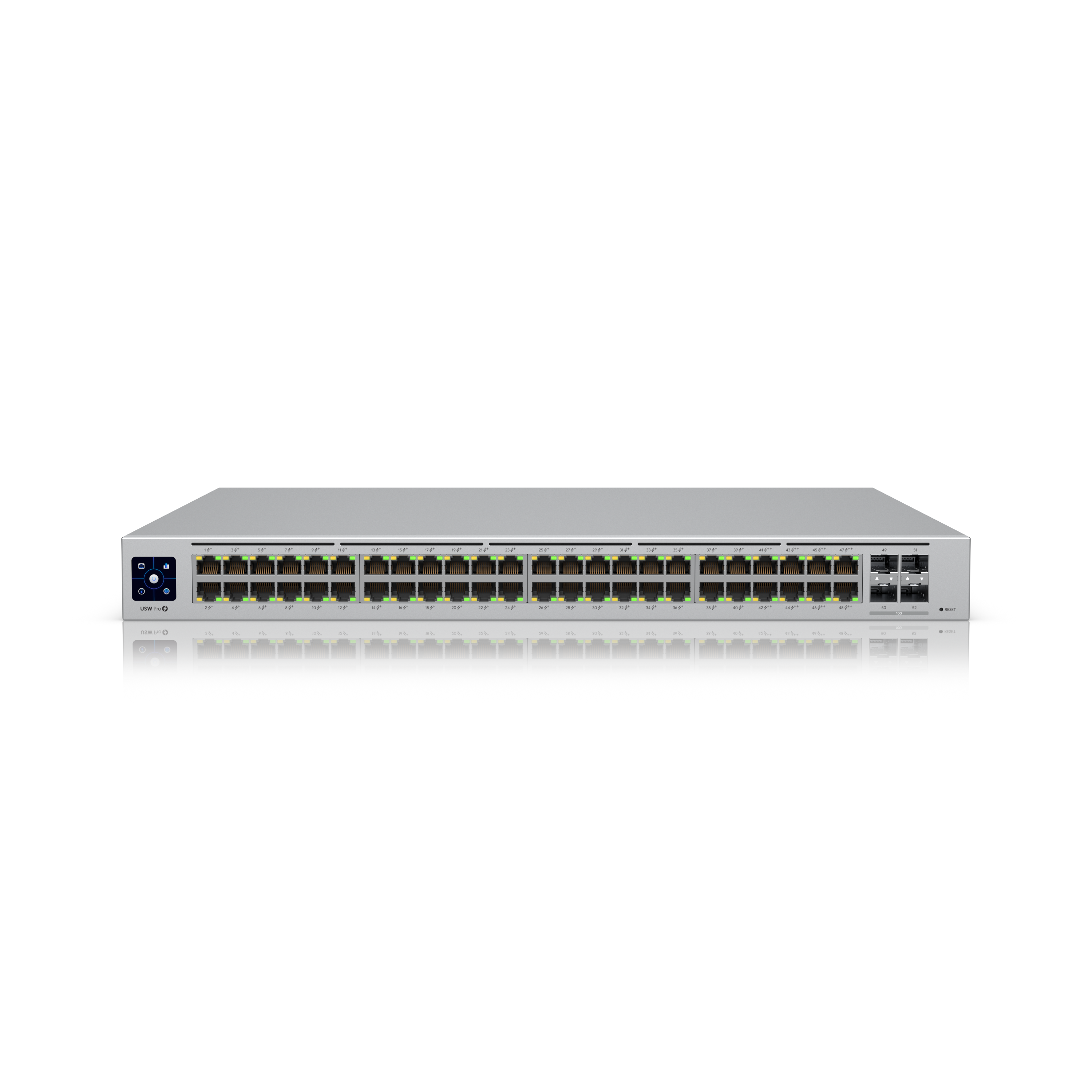 Ubiquiti UniFi Pro 48-Port PoE Managed L2/L3 Gigabit Ethernet (10/100/1000) Power over Ethernet (PoE) 1U Silver