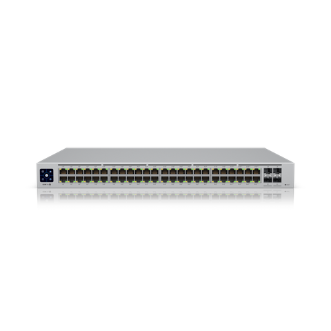 Ubiquiti UniFi Pro 48-Port PoE Managed L2/L3 Gigabit Ethernet (10/100/1000) Power over Ethernet (PoE) 1U Silver