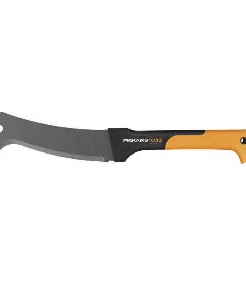 Fiskars 1003609 Black Grey Orange Fixed Blade Knife