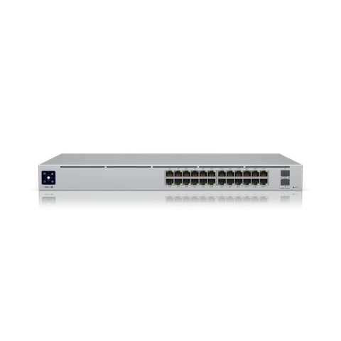 Ubiquiti UniFi Pro 24-Port PoE Managed L2/L3 Gigabit Ethernet (10/100/1000) Power over Ethernet (PoE) 1U Silver
