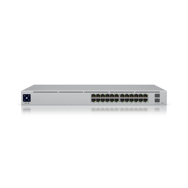 Ubiquiti UniFi Pro 24-Port PoE Managed L2/L3 Gigabit Ethernet (10/100/1000) Power over Ethernet (PoE) 1U Silver