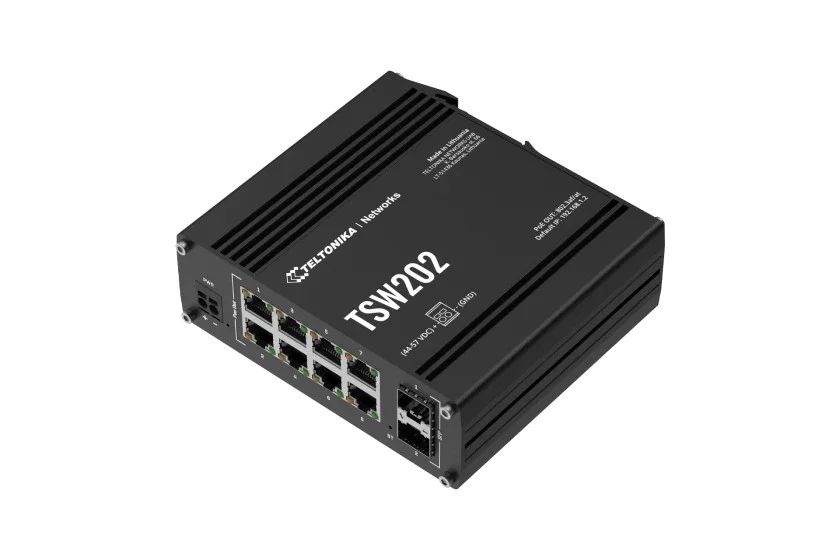 PoE+ L2 managed Switch 8 10/100/1000, 2 SFP ports