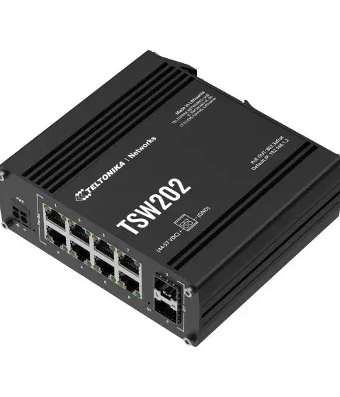 PoE+ L2 managed Switch 8 10/100/1000, 2 SFP ports