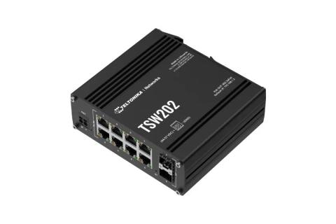 PoE+ L2 managed Switch 8 10/100/1000, 2 SFP ports