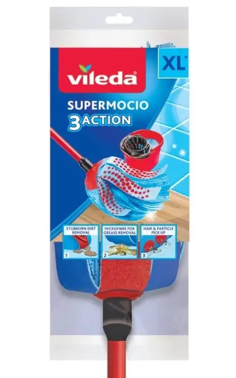 Mop Vileda 3Action Velour XL
