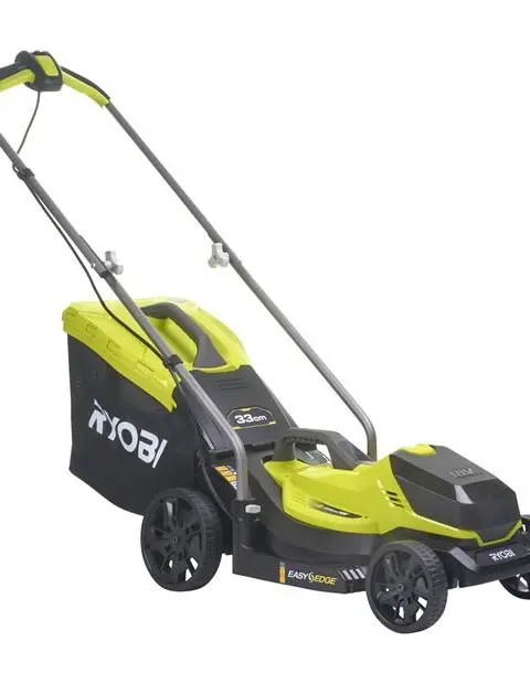 Ryobi OLM1833B Lawn Mower Push Lawn Mower Battery Black Green