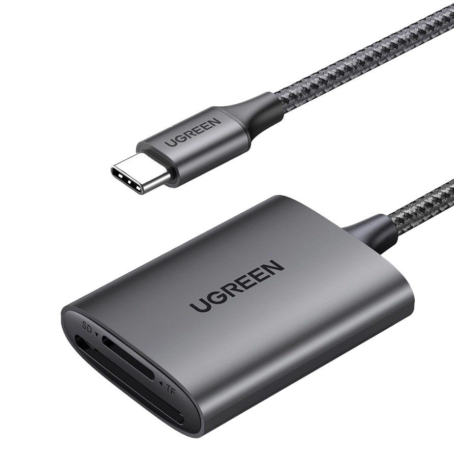 Ugreen SD/TF Card Reader Ugreen CM401 USB C 5Gb/S - Grey