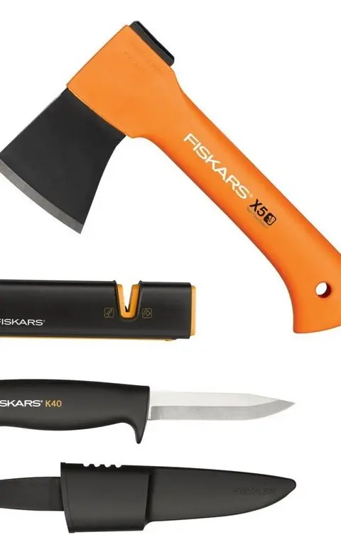 CAMPING SET: X5 AXE KNIFE SHARPENER