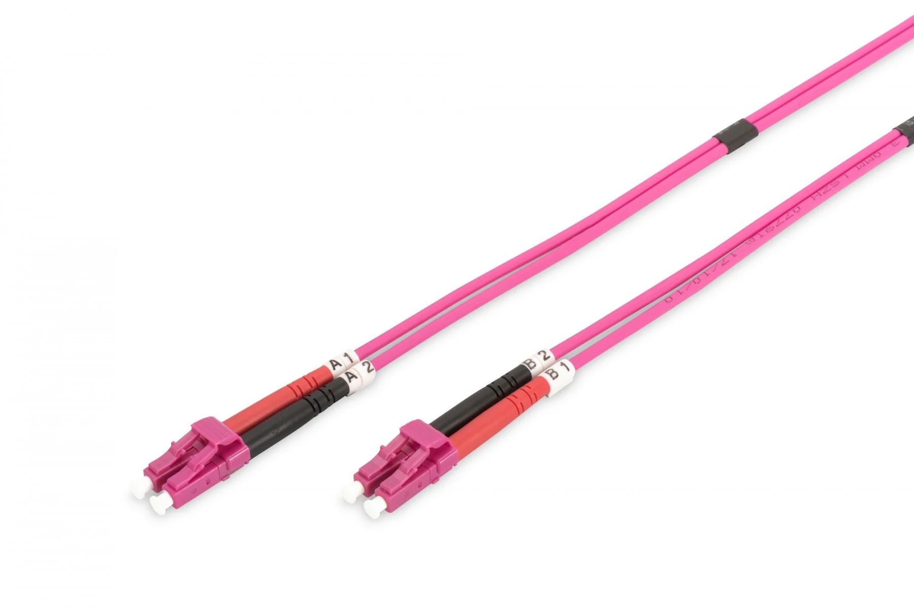 Fiber Optic Multimode Patchcord, OM4, LC / LC
