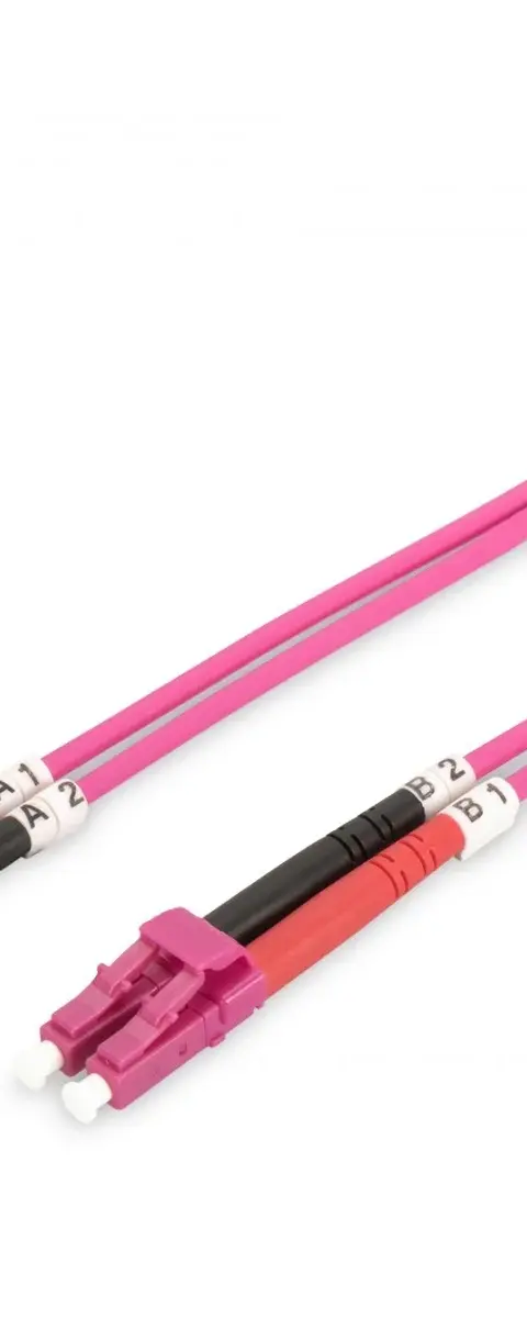 Fiber Optic Multimode Patchcord, OM4, LC / LC