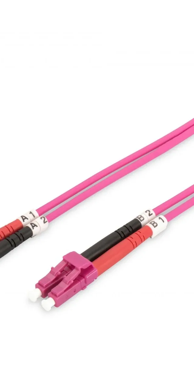 Fiber Optic Multimode Patchcord, OM4, LC / LC