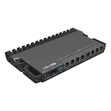 Mikrotik RB5009UPR+S+IN wired router 2.5 Gigabit Ethernet, Gigabit Ethernet Black