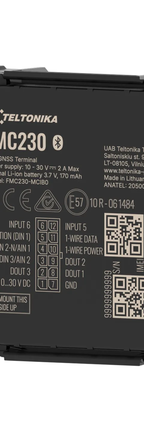 WATER-RESISTANT 4G LTE CAT 1 TRACKER WITH FLEXIBLE INPUTS