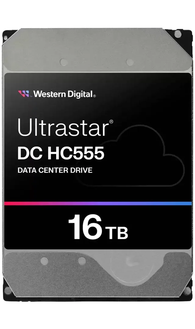 Western Digital Ultrastar DC HC555 internal hard drive 16 TB 7200 RPM 512 MB 3.5" SAS3