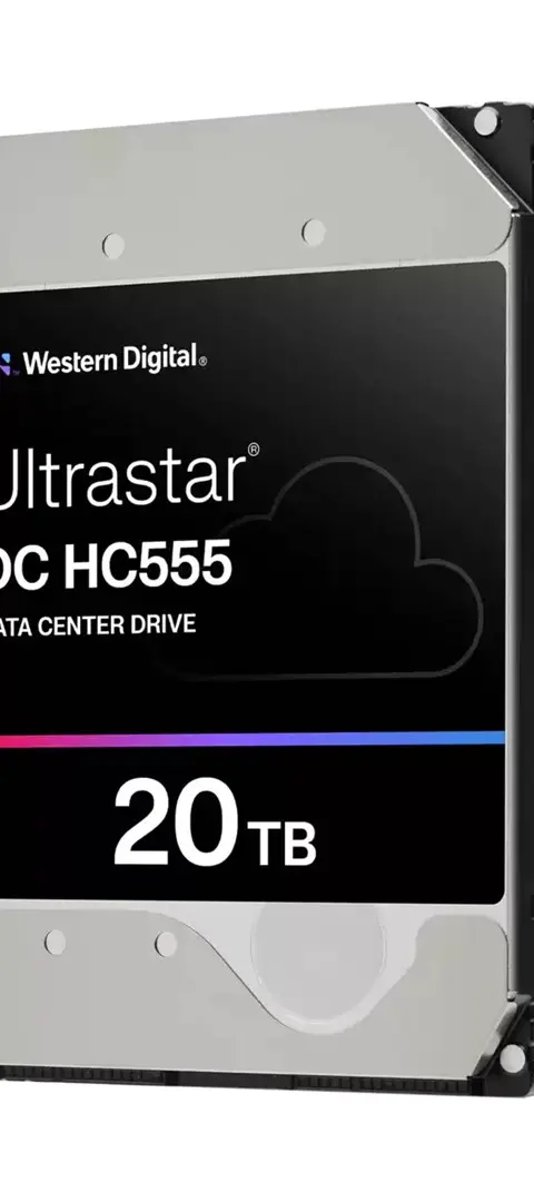 Western Digital Ultrastar DC HC555 internal hard drive 20 TB 7200 RPM 512 MB 3.5" Serial ATA III