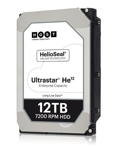 Western Digital Ultrastar He12 12TB SAS 4KN Internal HDD