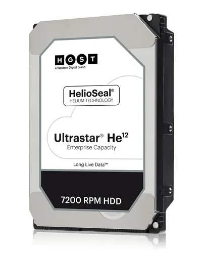 Western Digital Ultrastar He12 internal hard drive 12 TB 7200 RPM 256 MB 3.5" Serial ATA