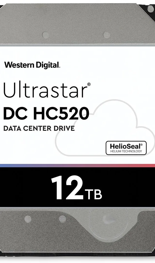 Western Digital Ultrastar He12 internal hard drive 12 TB 7200 RPM 256 MB 3.5" Serial ATA