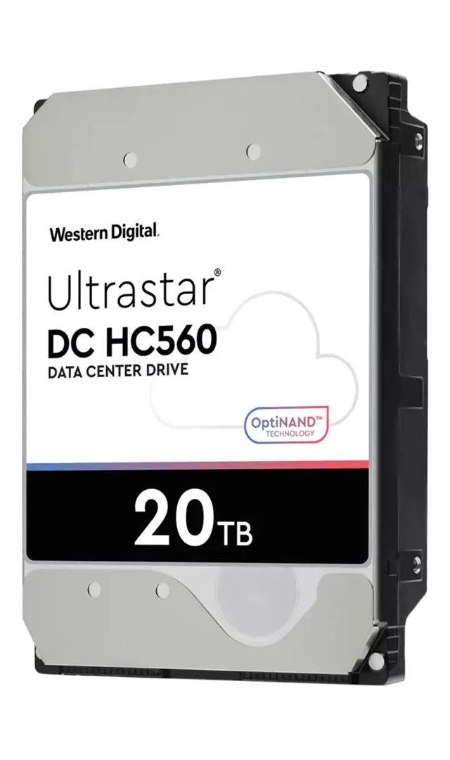 Western Digital Ultrastar DC HC560 internal hard drive 20 TB 7200 RPM 512 MB 3.5" Serial ATA