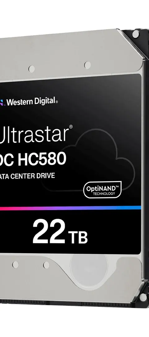 Western Digital Ultrastar DC HC580 internal hard drive 22 TB 7200 RPM 512 MB 3.5" Serial ATA