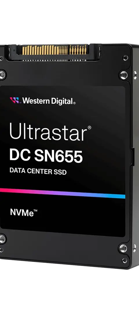 Western Digital Ultrastar DC SN655 3.84 TB U.3 PCI Express 4.0 NVMe TLC 3D NAND