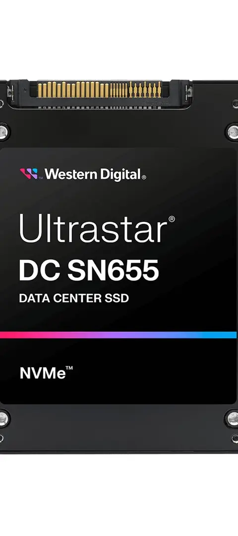 Western Digital Ultrastar DC SN655 7.86 TB U.3 PCI Express 4.0 NVMe TLC 3D NAND