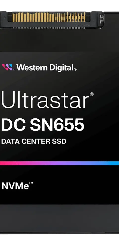 Western Digital Ultrastar DC SN655 15 TB U.3 PCI Express 4.0 NVMe TLC 3D NAND