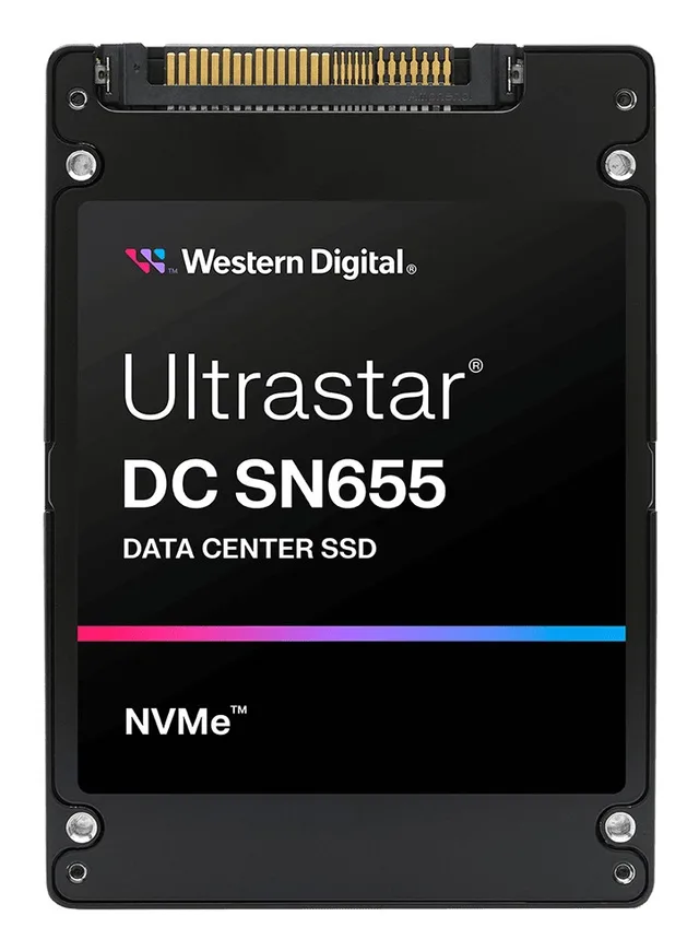 Western Digital Ultrastar DC SN655 15 TB U.3 PCI Express 4.0 NVMe TLC 3D NAND