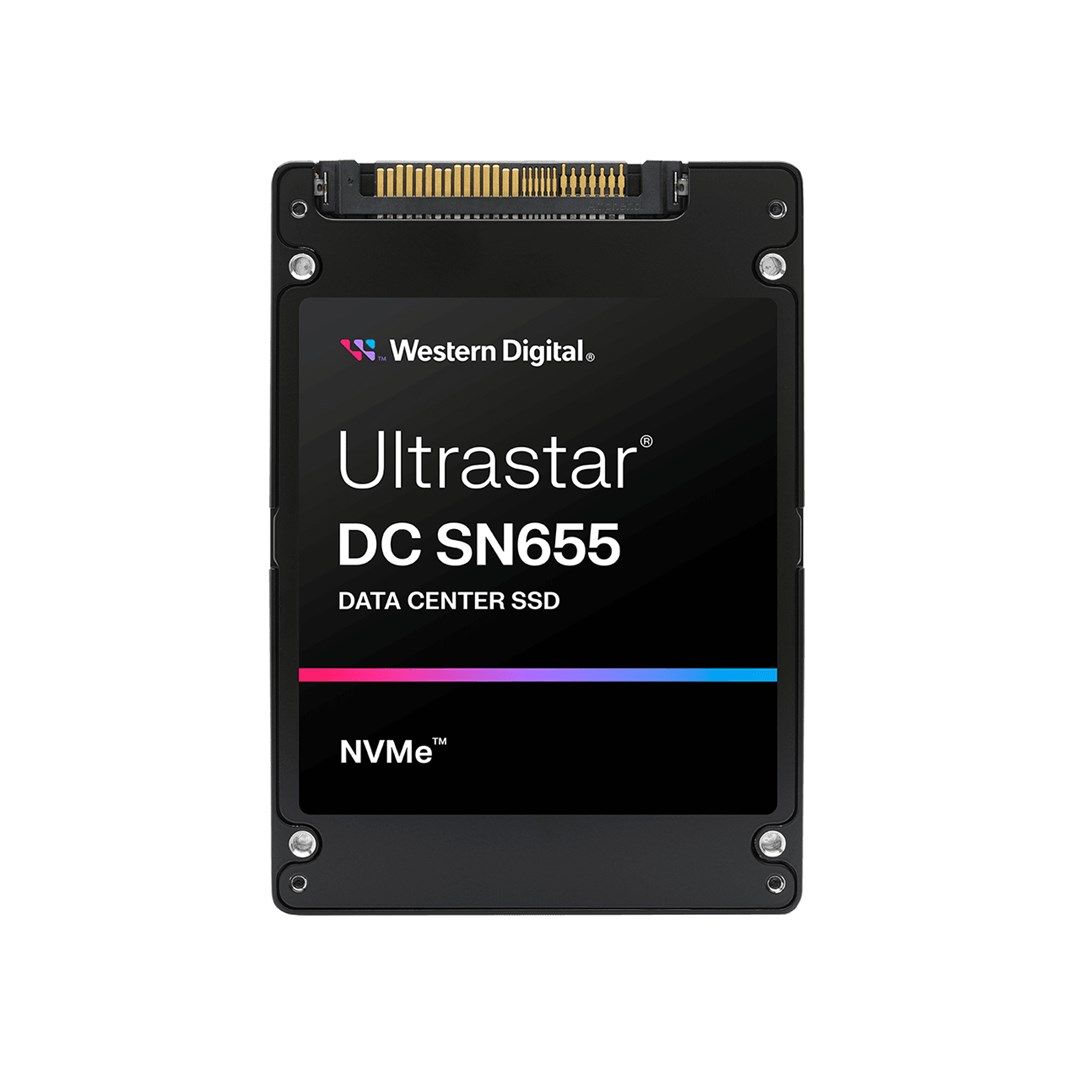 Western Digital Ultrastar DC SN655 3.84 TB U.3 PCI Express 4.0 NVMe TLC 3D NAND