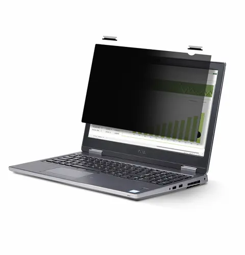 StarTech.com 13.3-inch 16:9 Flip-Up Privacy Screen with Touch, Anti-Glare Blue Light Filter, Laptop Monitor Screen Protector, +/- 30 Deg. View Angle