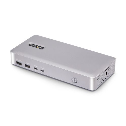 StarTech.com Dual-Monitor USB4 Docking Station, Dual 4K 120Hz or Single 8K 60Hz HDMI, 100W Laptop Charging, 2.5GbE, USB-C Multi-Monitor Dock, Driverless