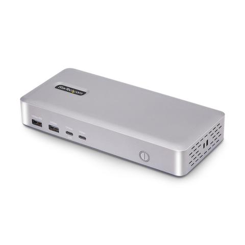 StarTech.com Dual-Monitor USB4 Docking Station, Dual 4K 120Hz or Single 8K 60Hz HDMI, 100W Laptop Charging, 2.5GbE, USB-C Multi-Monitor Dock, Driverless