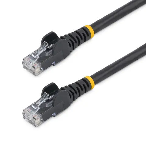 StarTech.com Cat5e Ethernet Patch Cable with Snagless RJ45 Connectors - 10 m, Black