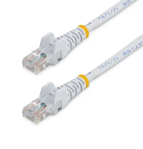 StarTech.com Cat5e Ethernet Patch Cable with Snagless RJ45 Connectors - 10 m, White