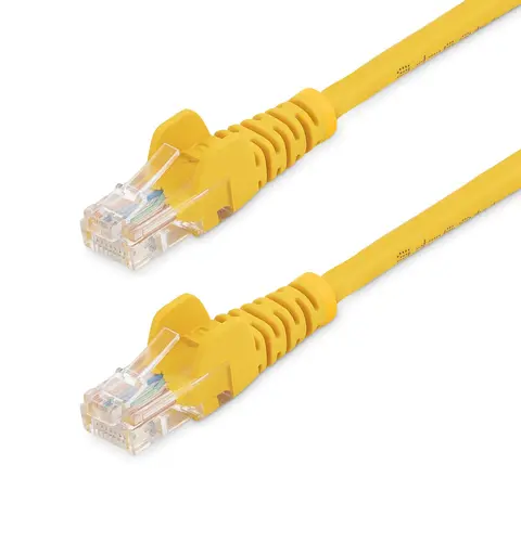 StarTech.com Cat5e Patch Cable with Snagless RJ45 Connectors - 1m, Yellow