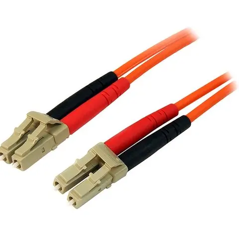 StarTech.com 2m Fiber Optic Cable - Multimode Duplex 50/125 - LSZH Fiber Jumper Cord - LC/LC