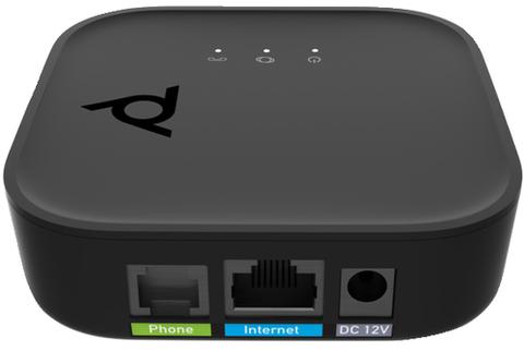 HP Poly ATA 400 1FXS Voice Port VoIP Adapter with Open SIP and Power Supply