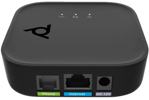 HP Poly ATA 400 1FXS Voice Port VoIP Adapter with Open SIP and Power Supply