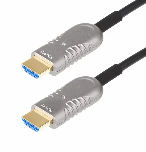 StarTech.com 30ft (9.1m) HDMI 2.1 Hybrid Active Optical Cable (AOC), CMP, Plenum Rated, 8K Ultra High Speed HDMI 2.1/2.0 Fiber Optic Cable, 48Gbps, 8K 60Hz/4K 120Hz, HDR10+/FRL/TMDS/eARC