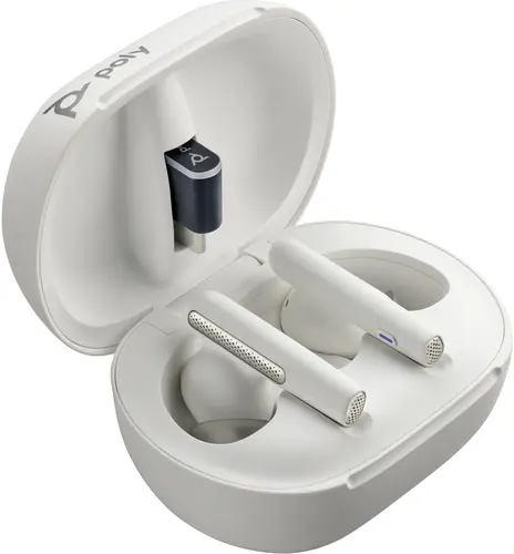 HP Poly Poly Voyager Free 60/60+ White Earbuds (2 Pieces)