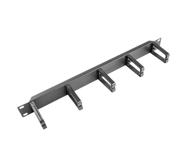 Lanberg 1U Cable Management Panel - Type B - Rack Accessory